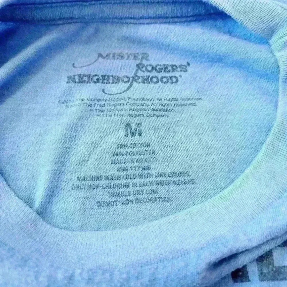 Mr. Rogers I Wore Cardigans Before It Was Cool size medium t-shirt cotton blend - Picture 5 of 5